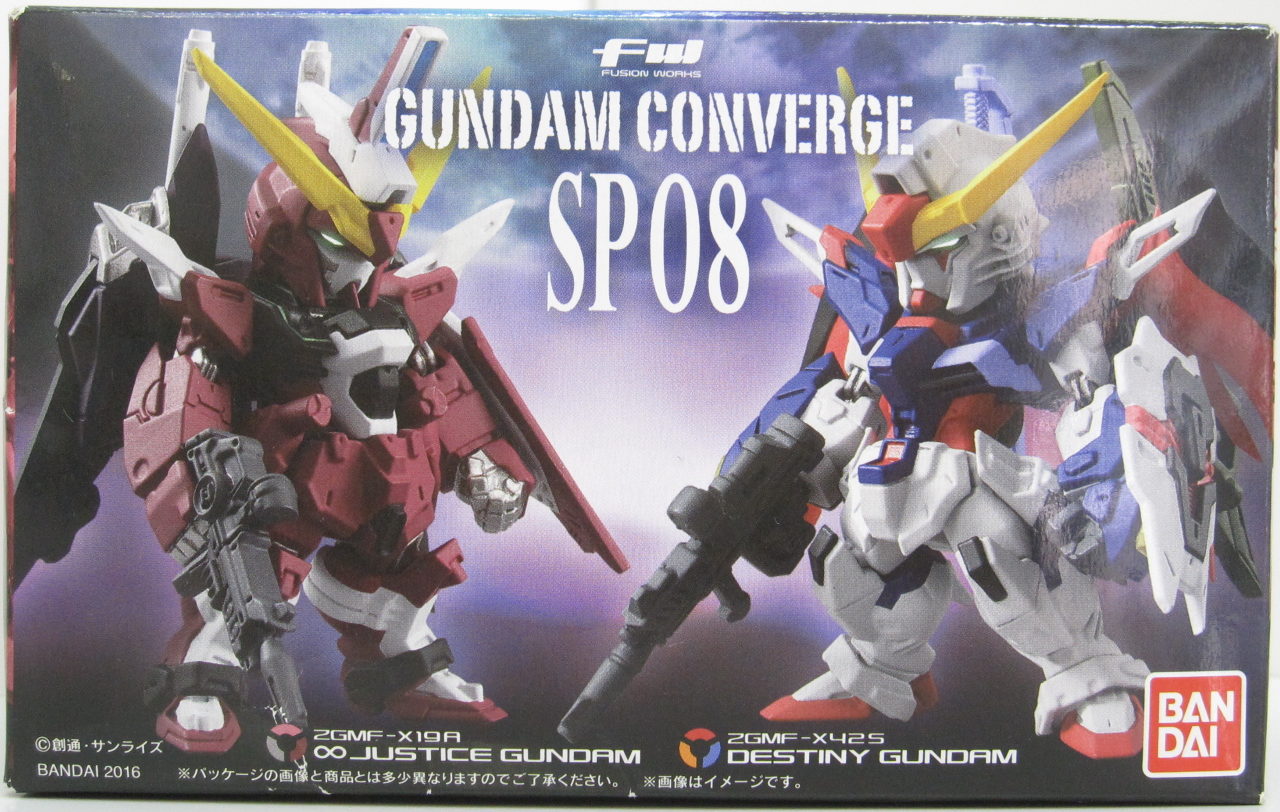 NEW Bandai FW Gundam Converge SP08 SP 08 Infinite Justice vs Destiny Gundam SEED